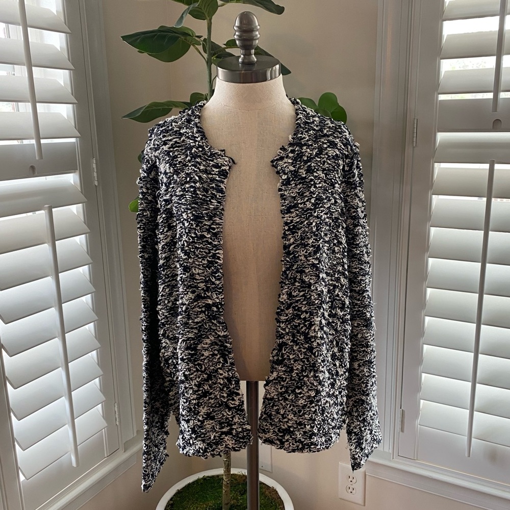 EILEEN FISHER Open Cardigan Sweater Bouclé